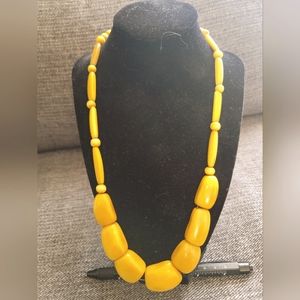 Yellow necklace
